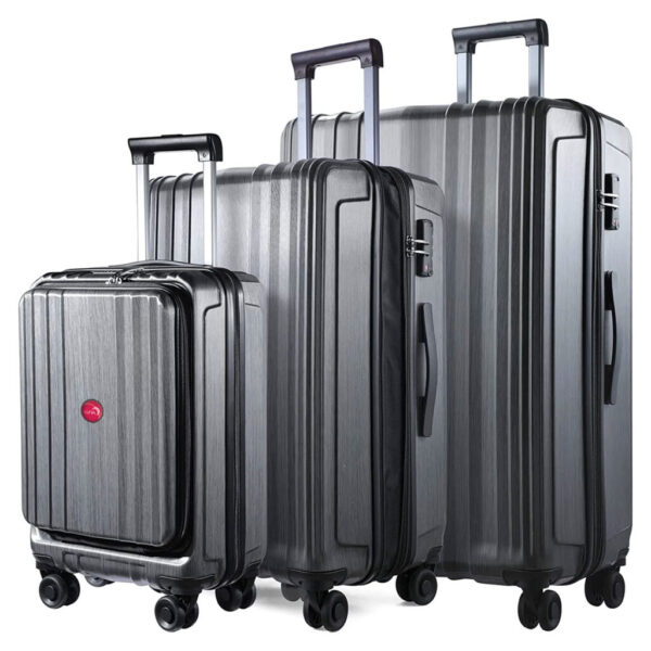 DANIELE 3pc Luggage Set, Polycarbonate, TSA Locks